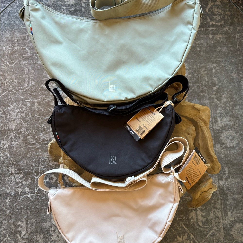 GOT BAG Women's Crossbody Bags - Black, Cream, and Tan